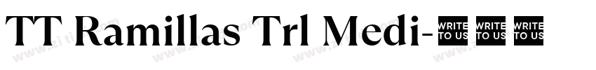 TT Ramillas Trl Medi字体转换